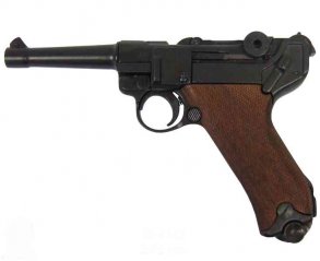 foto Parabellum Luger P08, N�mecko 1898 (s d�ev�nou pa�bou)